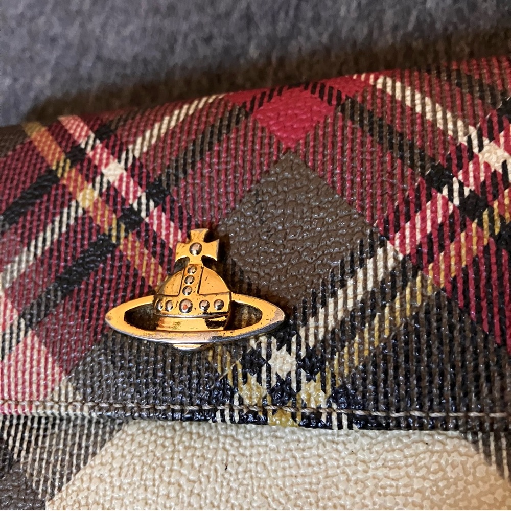 Vivienne Westwood Plaid Holiday wallet - Picture 12 of 12